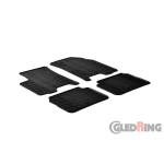 Original Gledring Passform Fußmatten Gummimatten 4 Tlg. - Chevrolet Aveo 2006 -2011